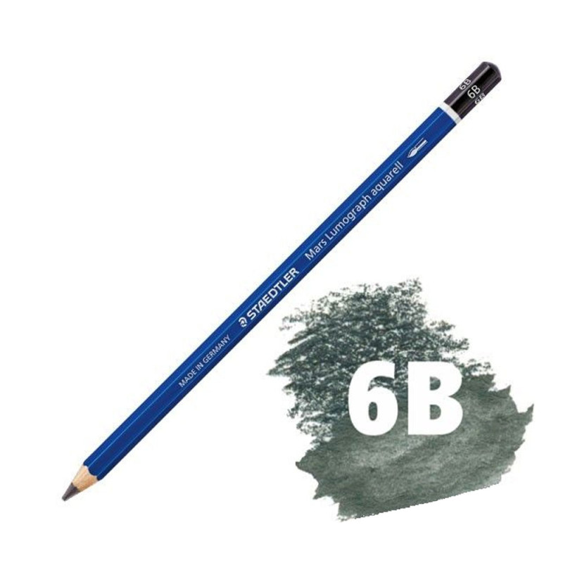 Crayon Noir - STAEDTLER - Aquarell Lumograph 6B