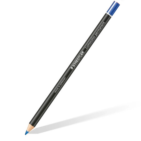Crayon Marqueur à Sec Lumocolor Permanent, Bleu - Staedtler