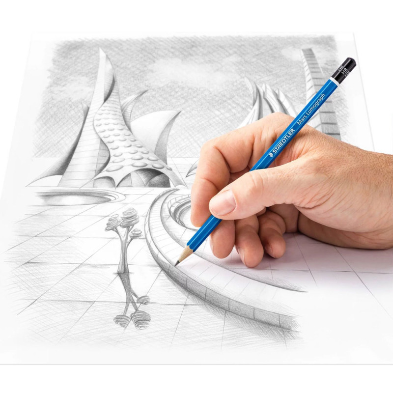 Crayon Noir - STAEDTLER - 4B -Mars® Lumograph® - (100-4B)