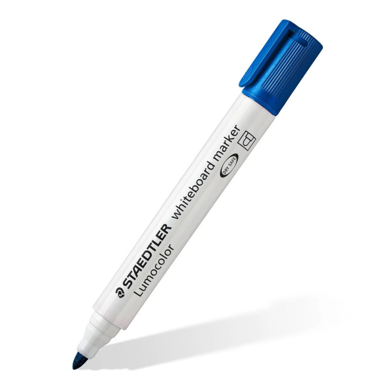 Marqueur Pour Tableau Blanc - BLEU - Pointe Biseautée - STAEDTLER - Lumocolor® (351-3)