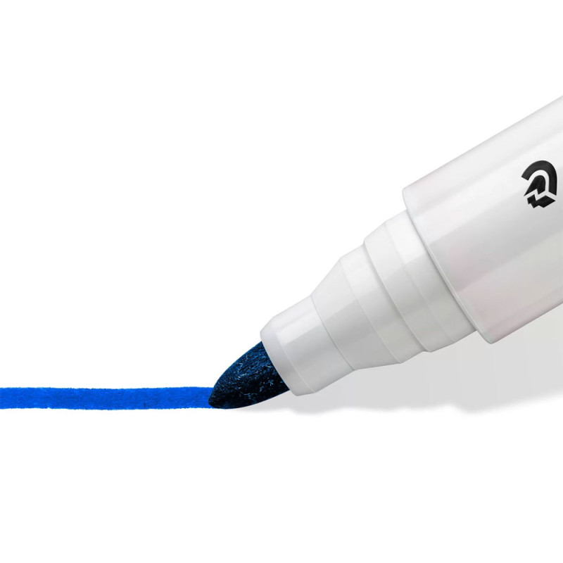 Marqueur Pour Tableau Blanc - BLEU - Pointe Biseautée - STAEDTLER - Lumocolor® (351-3)