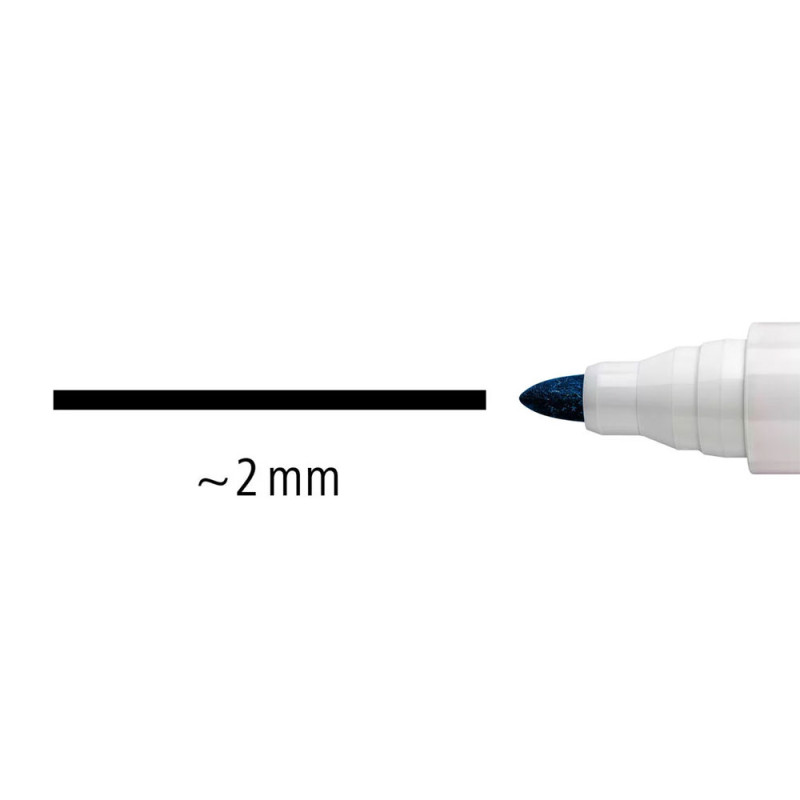Marqueur Pour Tableau Blanc - NOIR - Pointe Biseautée - STAEDTLER - Lumocolor® (351-9)