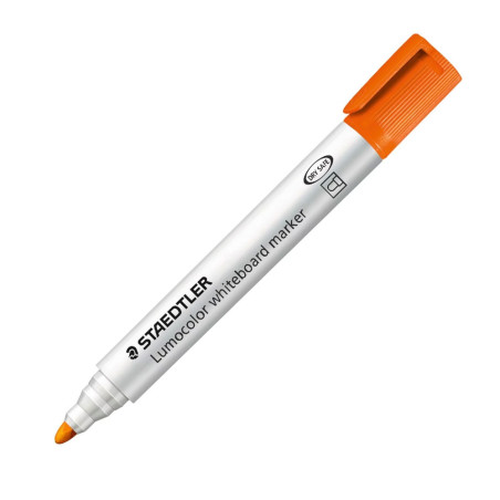 Marqueur Pour Tableau Blanc - ORANGE - Pointe Biseautée - STAEDTLER - Lumocolor® (351-4)