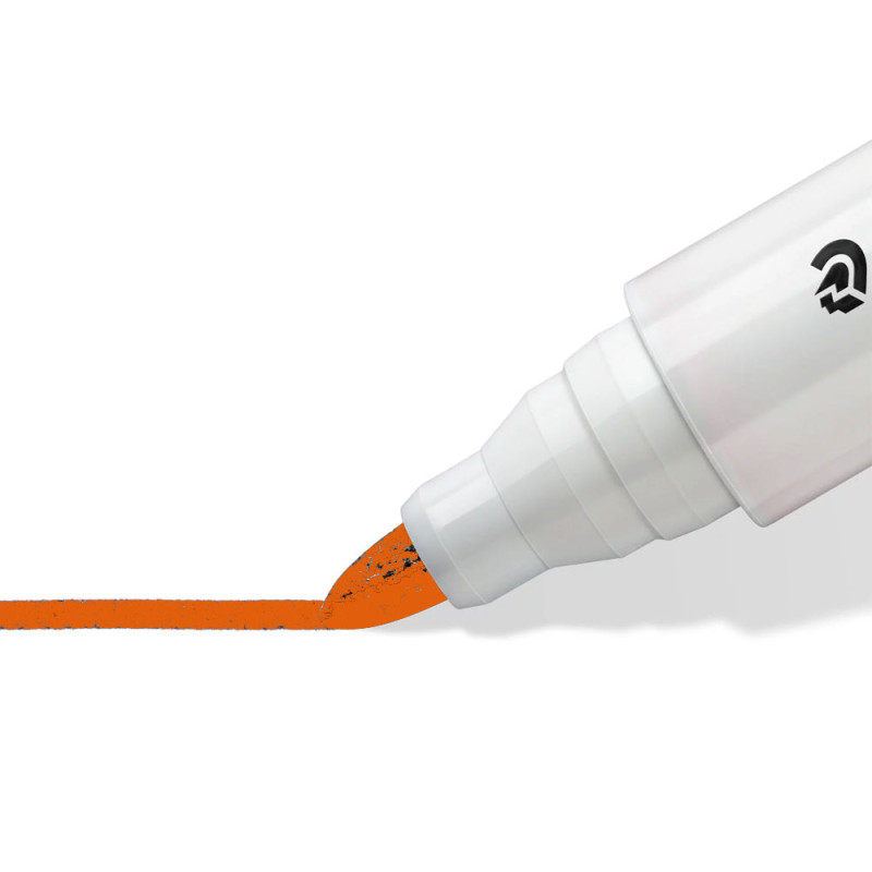 Marqueur Pour Tableau Blanc - ORANGE - Pointe Biseautée - STAEDTLER - Lumocolor® (351-4) thumbnail