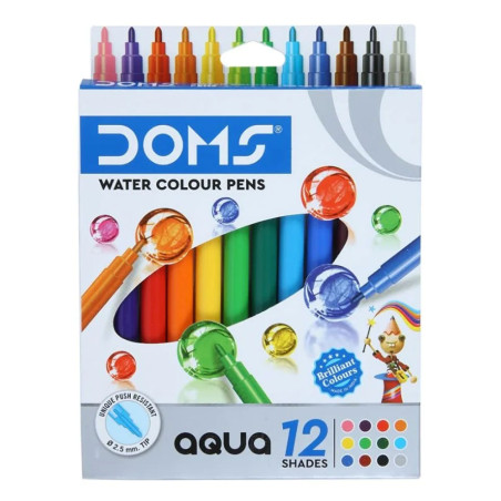 Set de 12 Feutres Aquarelle - Doms