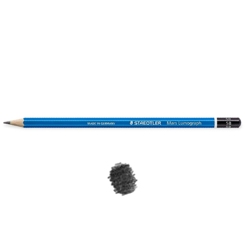 Crayon Graphite Noir - STAEDTLER - 5B - Mars® Lumograph® - Art Nr.100