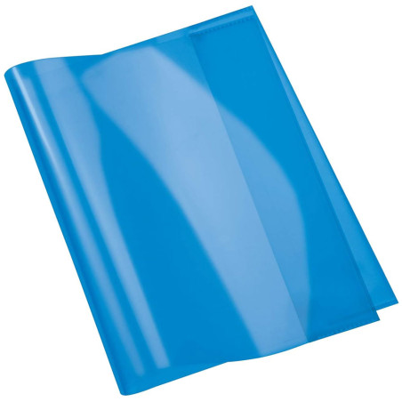 Protège-Cahier En PVC Cristal A4, Bleu - Purple