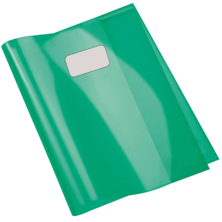 Protège-Cahier En PVC Cristal 24x32 cm, Vert - Purple
