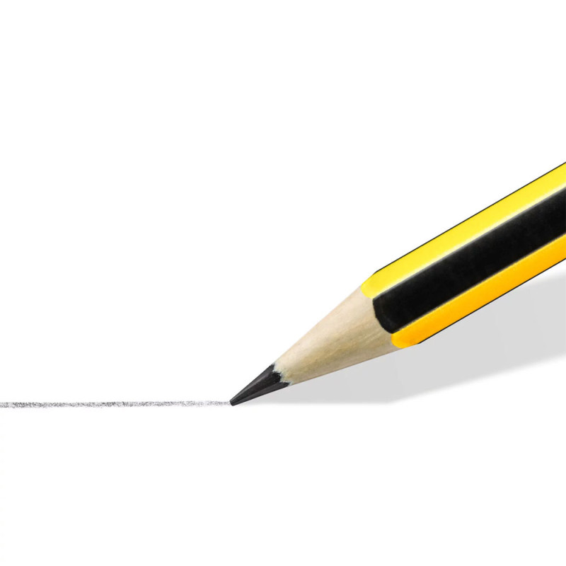 Crayon Graphite Noir - STAEDTLER - H/N°3 - Noris® - Art Nr.120