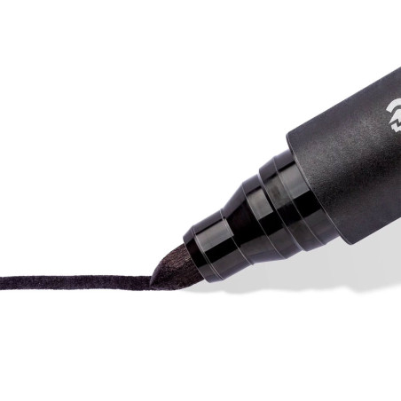 Marqueur Permanent Lumocolor Pointe Ogive, Noir - Staedtler