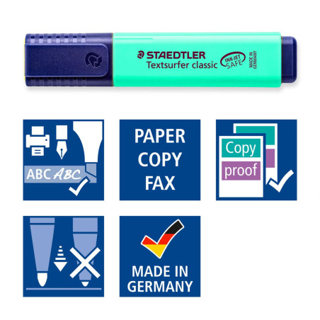 Marqueur Fluo Textsurfer® Classic 364 Turquoise  - Staedtler