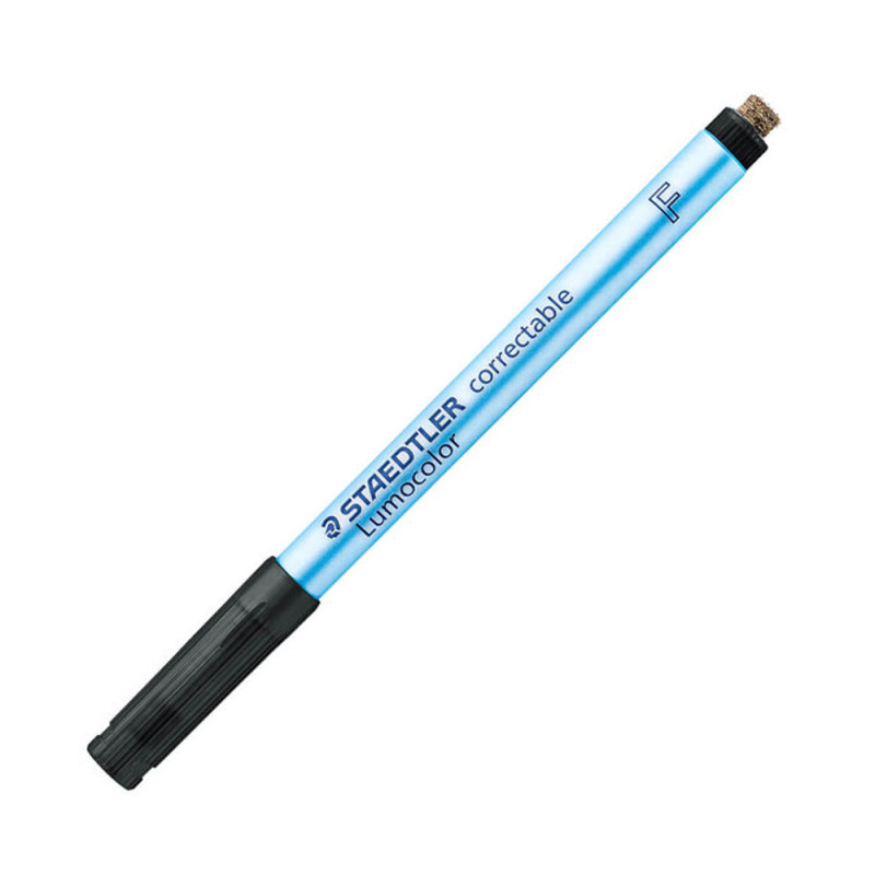 Marqueur Pointe Fine - NOIR - OHP - STAEDTLER - Correctable - F