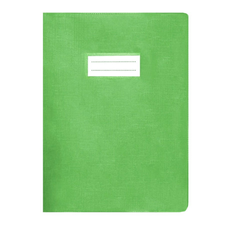 Protège-Cahier En Pvc Lino 17x22, Vert Clair - Purple
