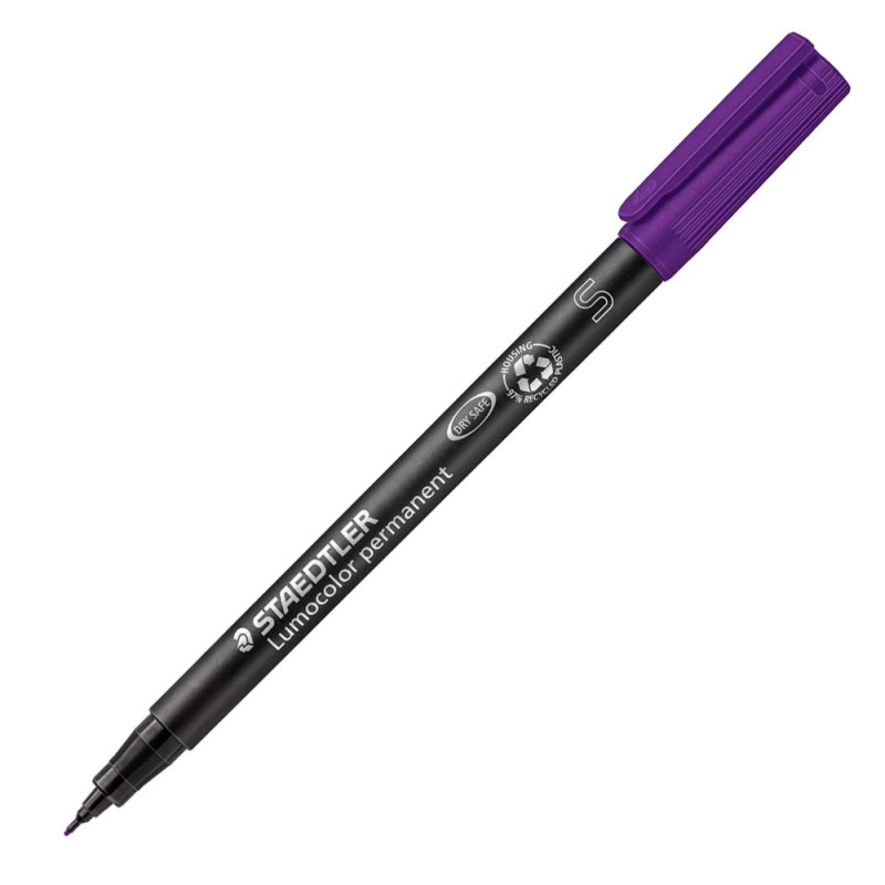 Stylo Permanent - Violet - Universel S - STAEDTLER - Lumocolor® - 313