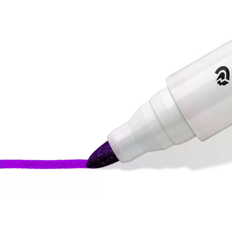 Marqueur Pour Tableau Blanc - Violet - Pointe Biseautée - STAEDTLER - Lumocolor® (351-6)