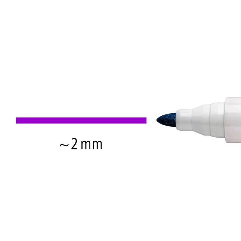 Marqueur Pour Tableau Blanc - Violet - Pointe Biseautée - STAEDTLER - Lumocolor® (351-6)