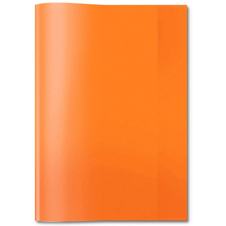 Protège-Livre En Pvc Cristal, Orange - Purple