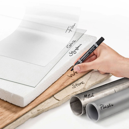 Marqueur Permanent Lumocolor Double Pointe MF, Vert - Staedtler