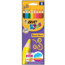 Set De 8 Crayons Jumbo, Super Soft - Bic Kids