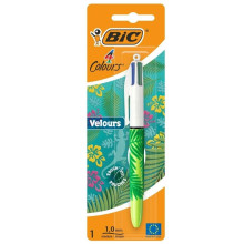 Stylo 4 Couleurs Velours - Bic