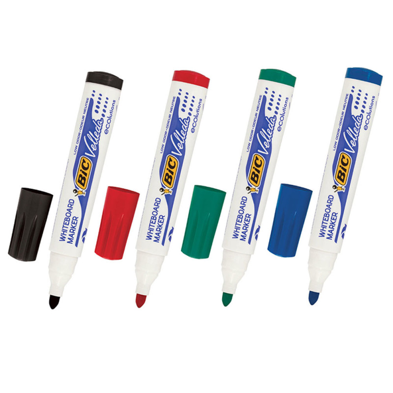 Marqueur Tableau Effaçable Noir - Bic