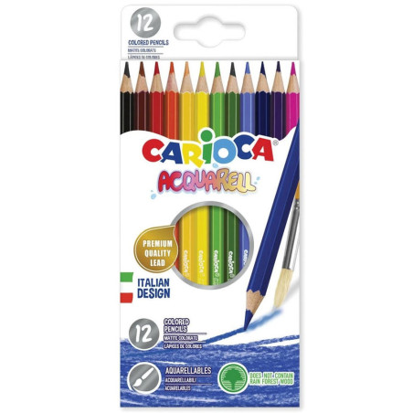 Set De 12 Crayons Acquarelle - Carioca