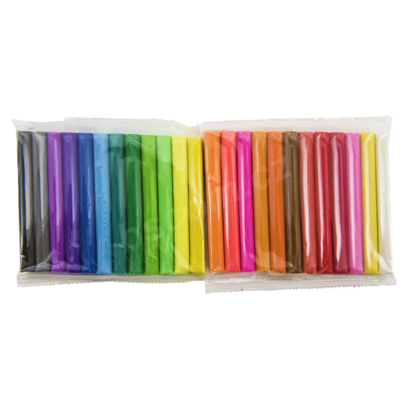 Set de 24 Pâtes à modeler, Kiddy Clay - Réf.BX-50-24