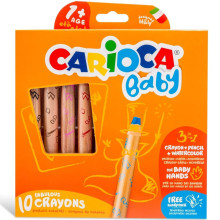 Set De 10 Crayons Baby 2+ - Carioca