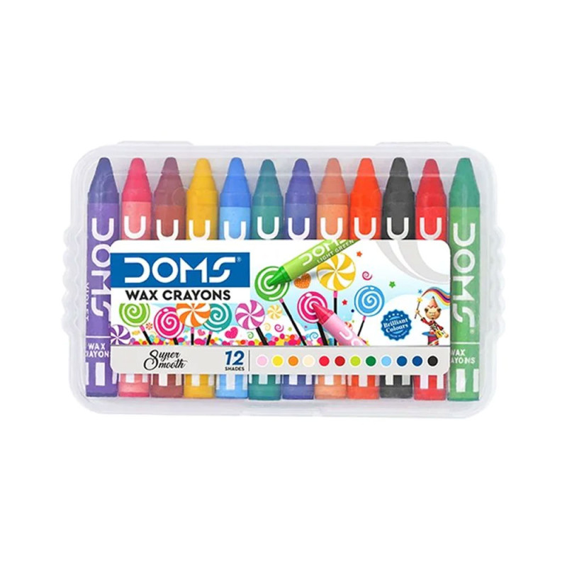 Set de 12 Mini Crayons de Cire - Doms