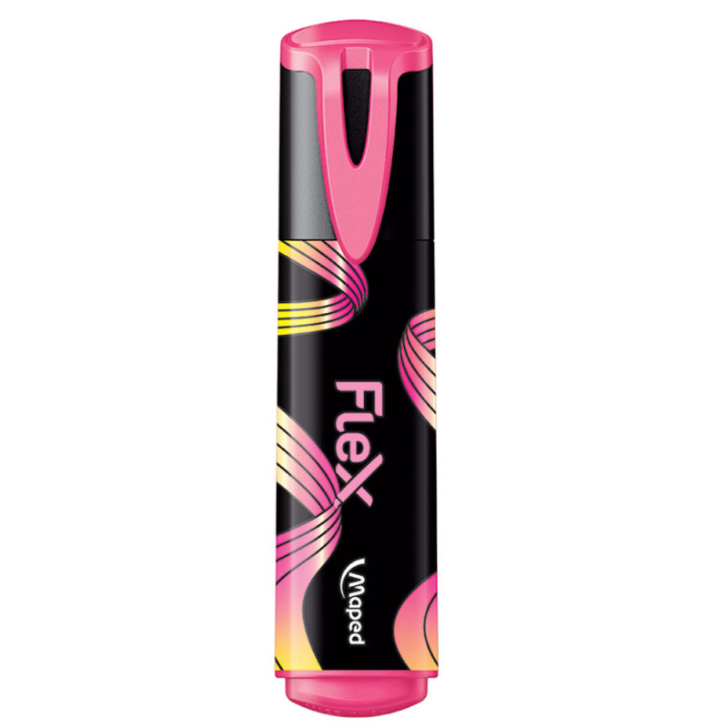 Set de 4 Surligneurs Fluo’Peps Flex, Maped - Réf.740300