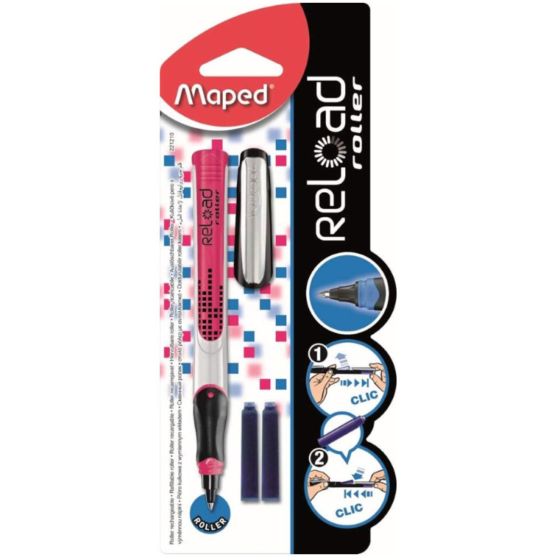 Stylo Roller Reload Rechargeable, Maped - Réf.221210