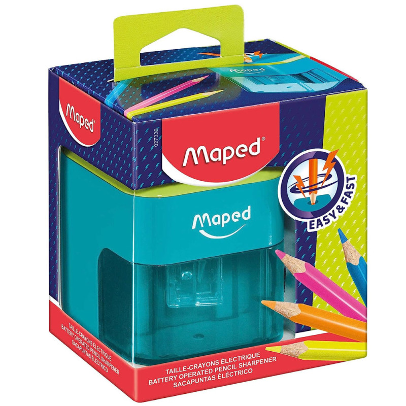 Taille-Crayon Electrique Maped 1 Trou à Piles - Réf.027330