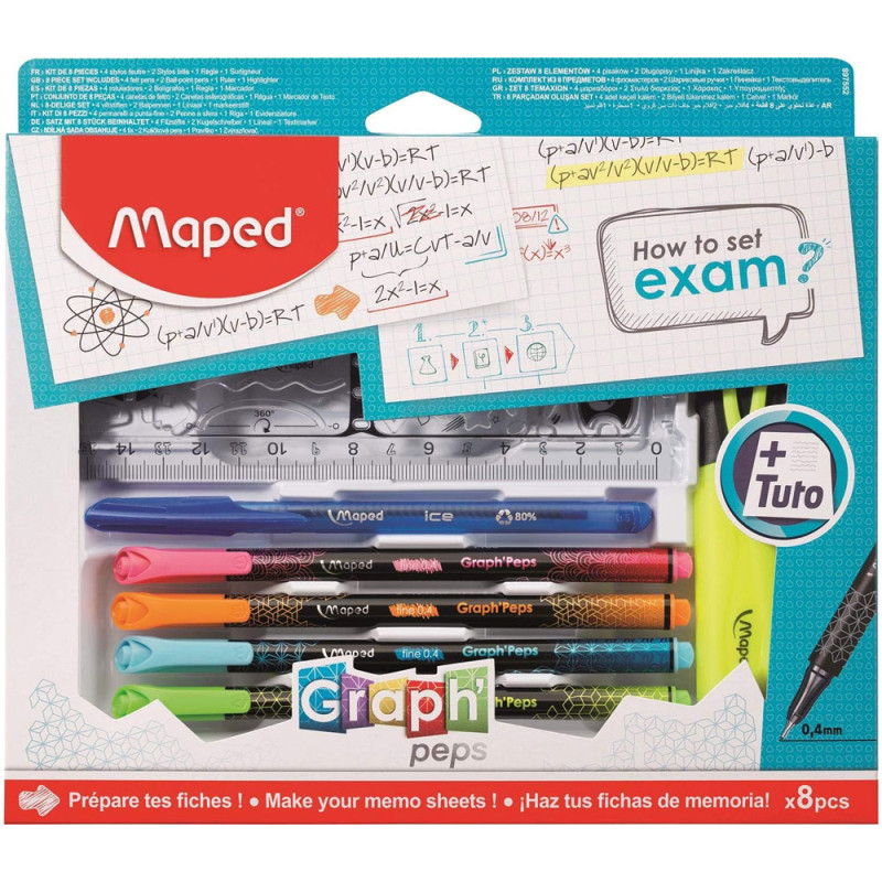 Coffret Graph'Peps Maped How To Set Exam, Réf.897552