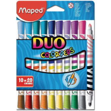 Set de 10 Feutres Duo Maped Color'Peps - Réf.847010