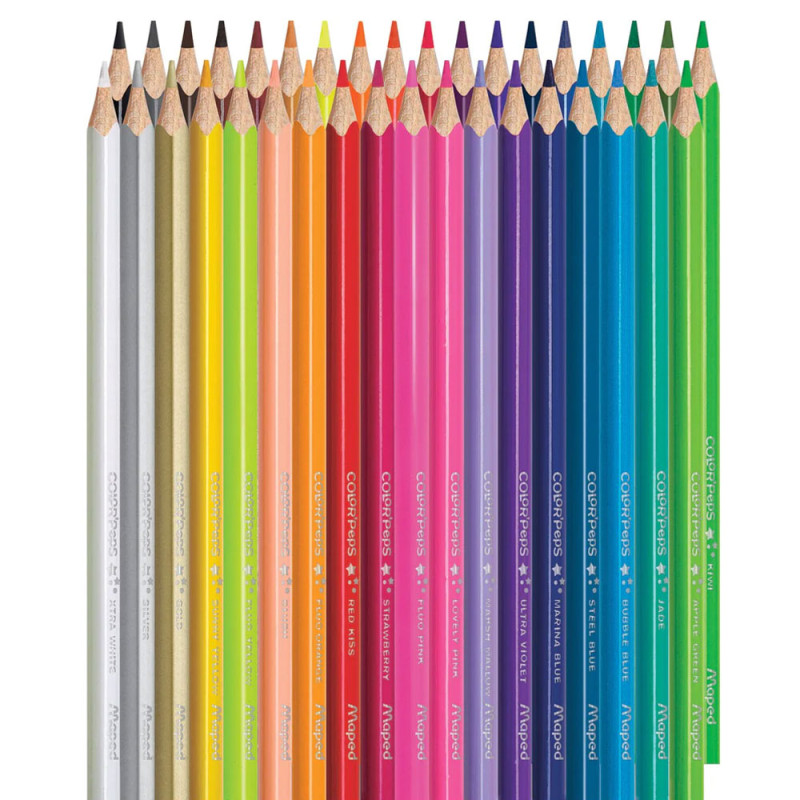 Set de 36 Crayons Color'Peps Maped - Réf.832017