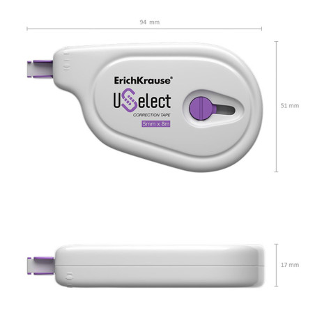 Ruban Correcteur USelect, 5mmx8m - ErichKrause
