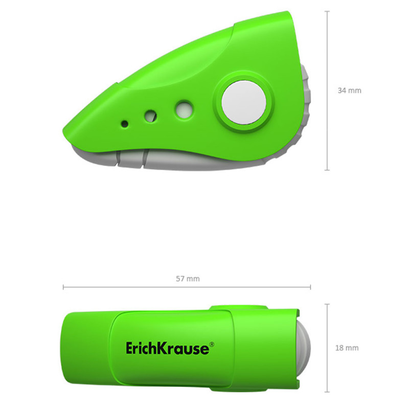 Gomme Dans Un Etui en Plastique Raptor - ErichKrause