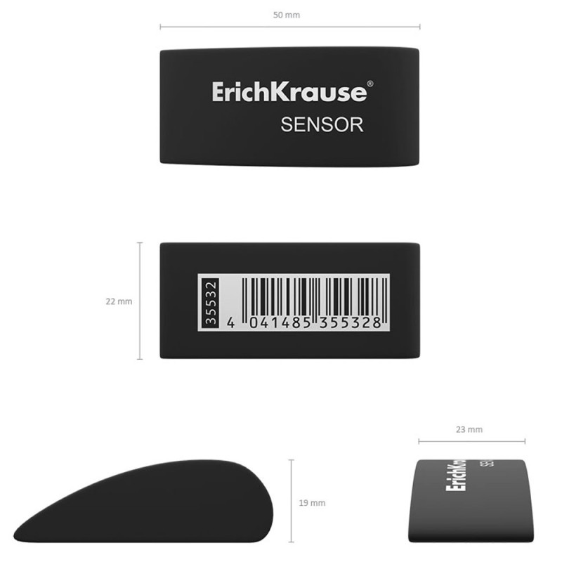 Gomme Sensor Noir et Blanc - ErichKrause