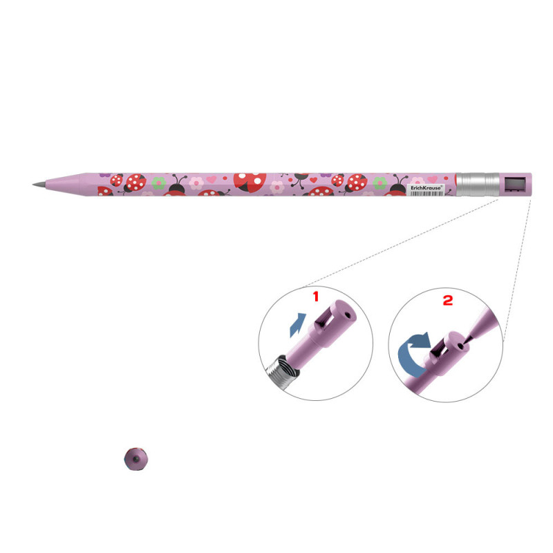 Porte-Mines Color Touch Ladybug, 2 mm - ErichKrause