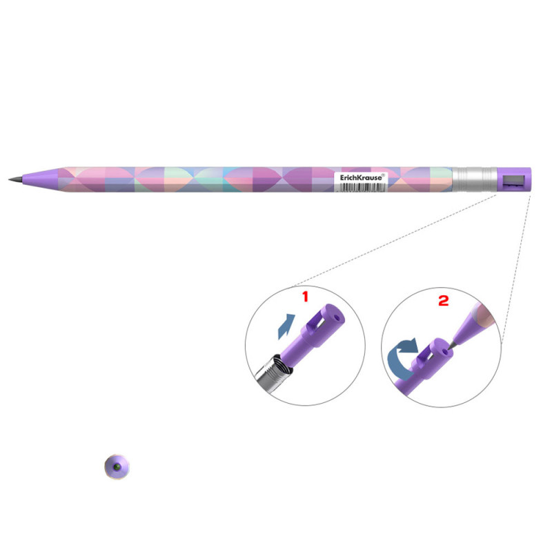 Porte-Mines Color Magic Rhombs, 2 mm - ErichKrause