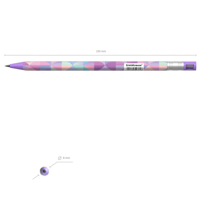 Porte-Mines Color Magic Rhombs, 2 mm - ErichKrause
