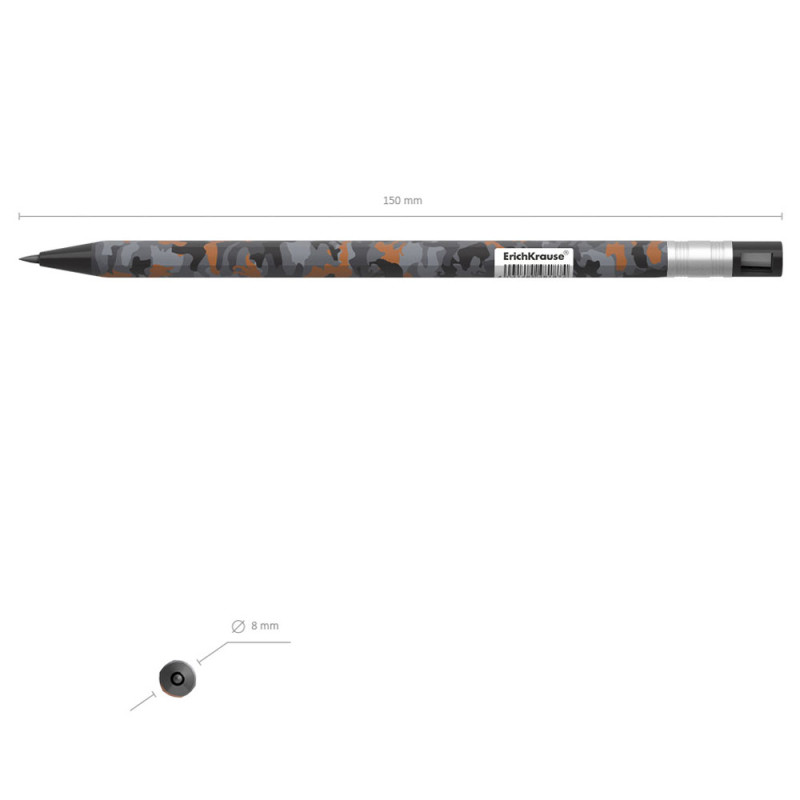 Porte-Mines Color Magic Rough Native, 2 mm - ErichKrause
