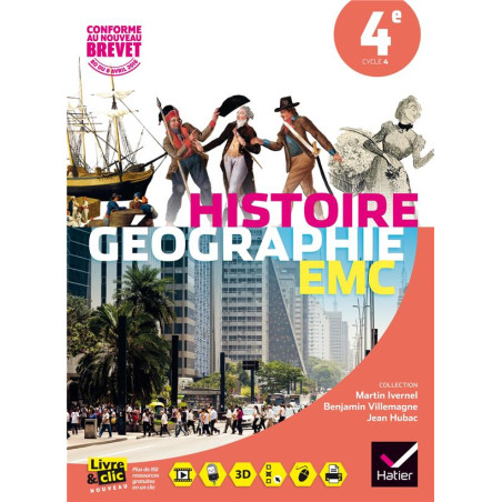 Histoire-Géographie-EMC 4e – Manuel de l’élève – Édition 2016