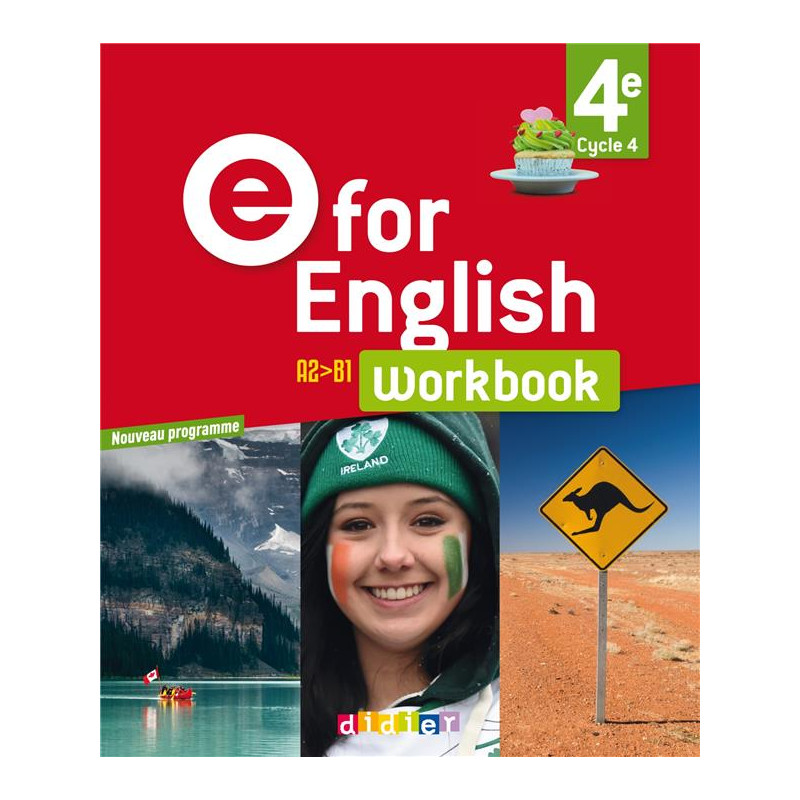 Anglais 4e cycle 4 Workbook E for English