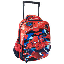 Sac à Dos Avec Chariot Trolley Maternelle Spider-Man - Réf.MK350-1