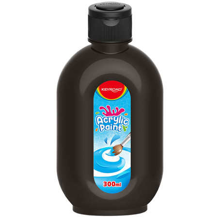Pot de Acrylique Noir 300ml, keyroad - Réf.972185