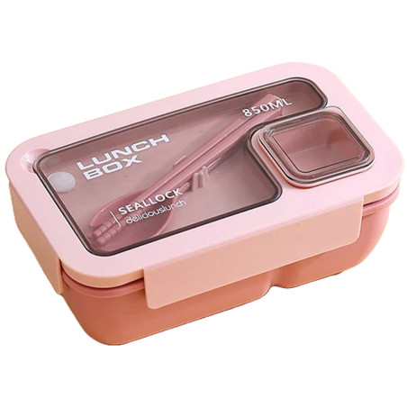 Boite à Déjeuner AMZ à 4 Compartiments Lunch Box 850ml - Réf.WX032447