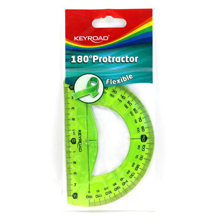 Rapporteur Géométrique Flexible 180° - Keyroad
