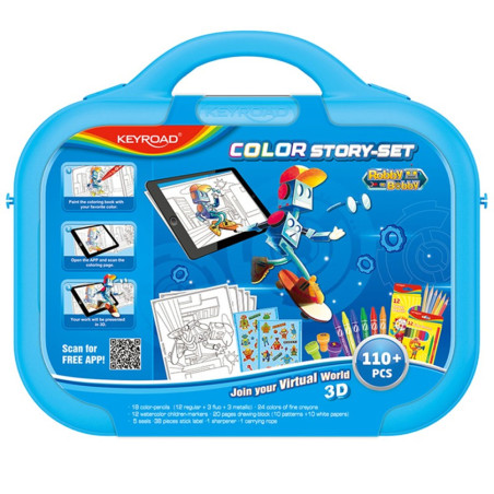 Boite de Coloriage RobbyBobby, keyroad - Réf.971749