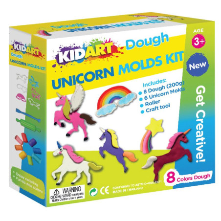 Kit Pâtes à Modeler avec Accessoires Unicorn - KidArt